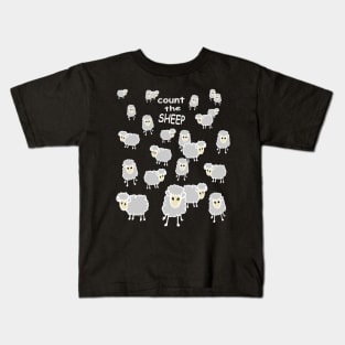 counting sheep, white Kids T-Shirt
